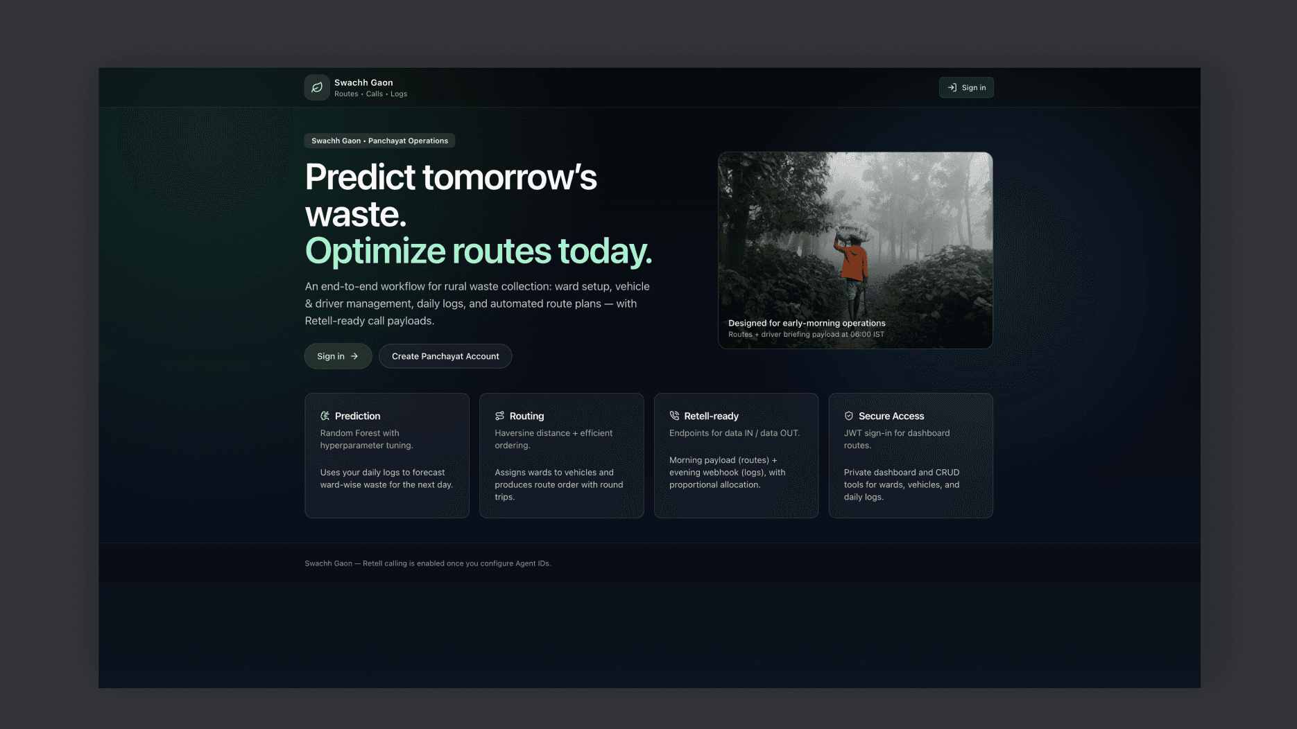 Swachh Gaon: Agentic AI for Waste Management
